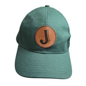 Jameson whiskey Green Mesh Trucker Hat With Adjustable Snapback J Patch